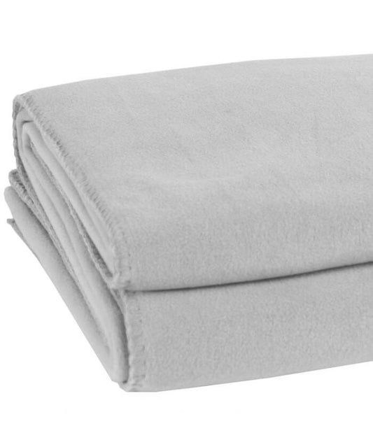 Plaid polaire gris